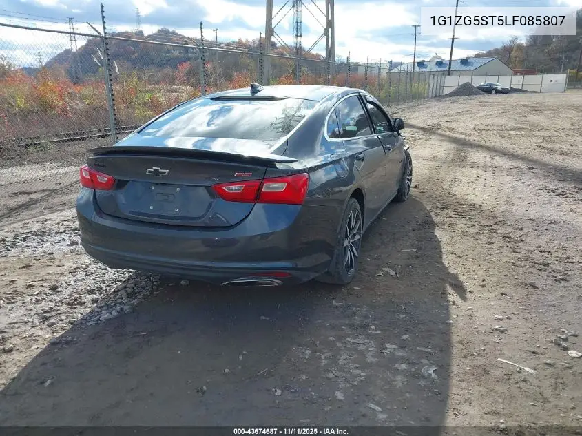1G1ZG5ST5LF085807 2020 Chevrolet Malibu Fwd Rs
