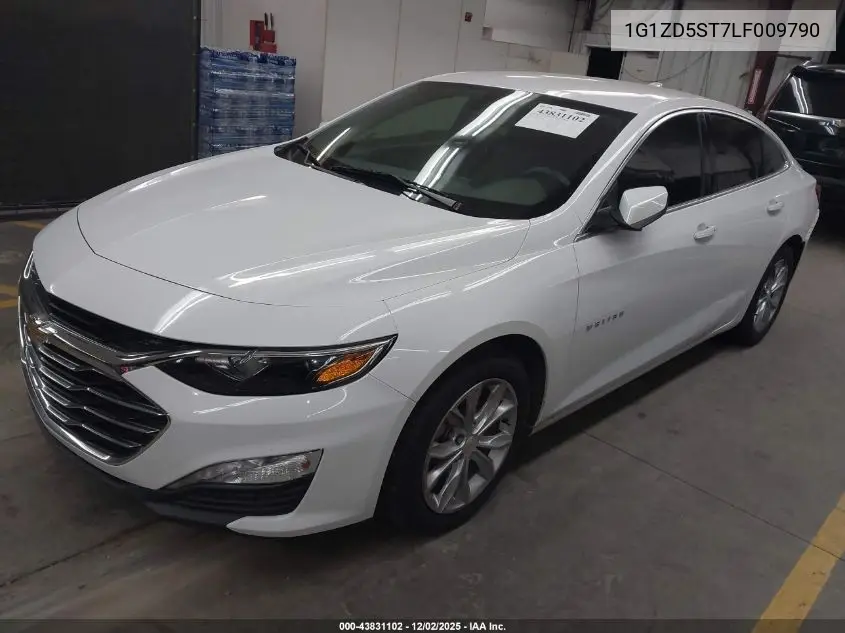 1G1ZD5ST7LF009790 2020 Chevrolet Malibu Fwd Lt