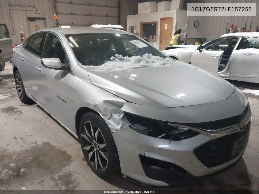 1G1ZG5ST2LF157255 2020 Chevrolet Malibu Fwd Rs