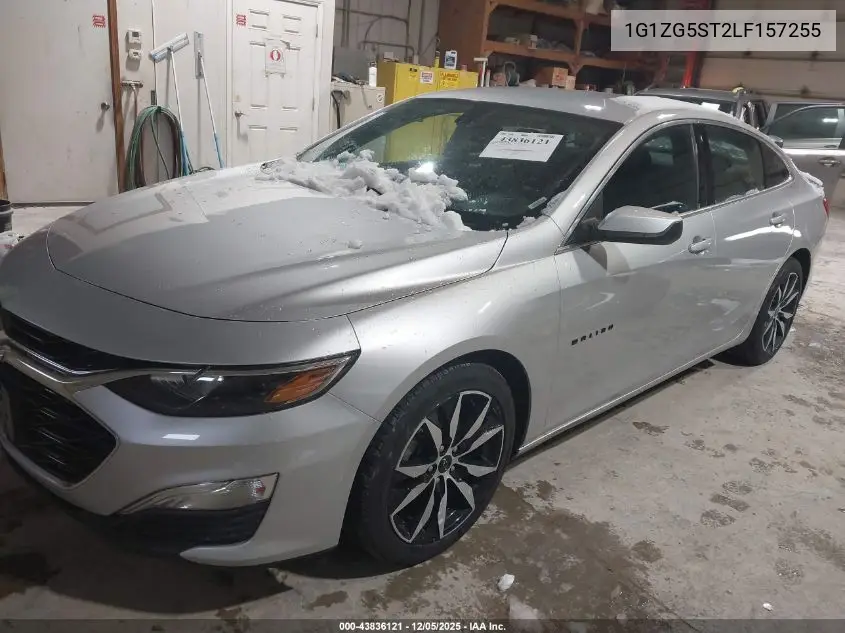 1G1ZG5ST2LF157255 2020 Chevrolet Malibu Fwd Rs