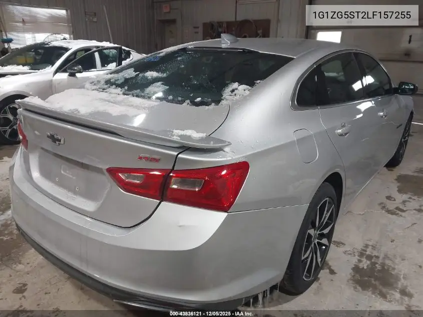1G1ZG5ST2LF157255 2020 Chevrolet Malibu Fwd Rs