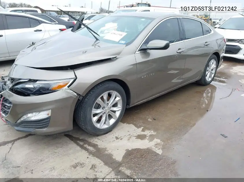1G1ZD5ST3LF021242 2020 Chevrolet Malibu Fwd Lt