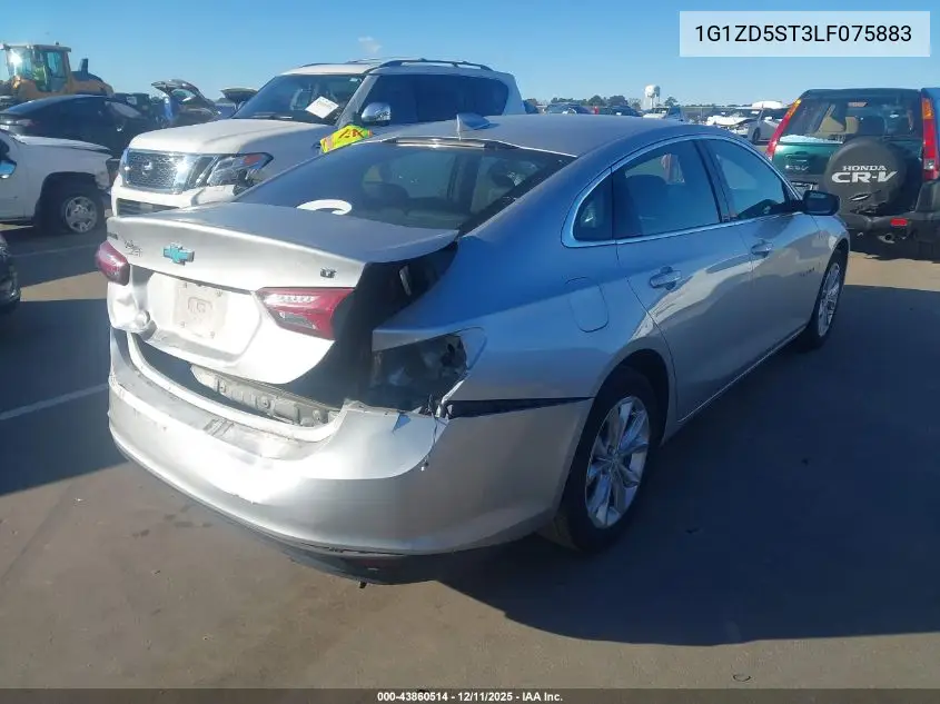 1G1ZD5ST3LF075883 2020 Chevrolet Malibu Fwd Lt
