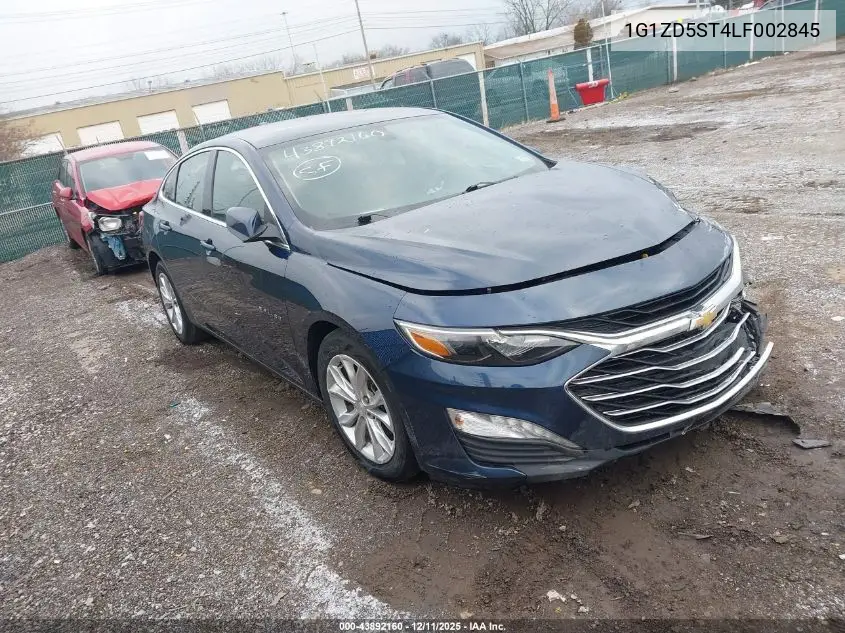 1G1ZD5ST4LF002845 2020 Chevrolet Malibu Fwd Lt