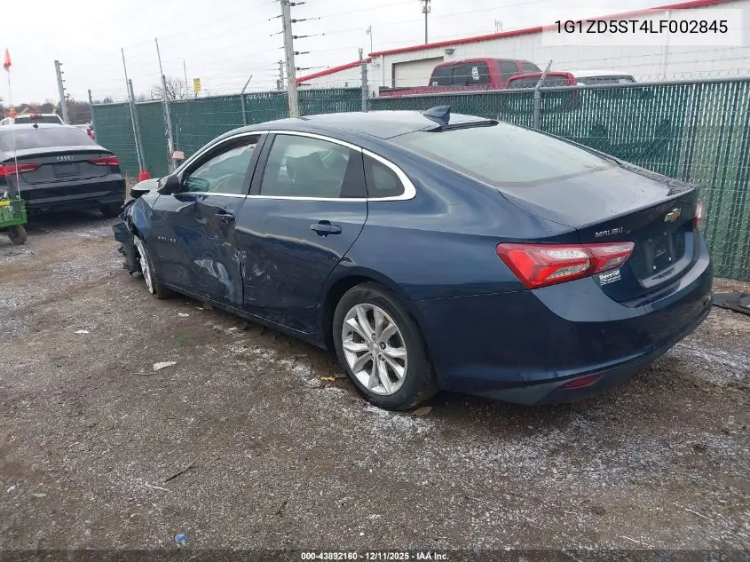 1G1ZD5ST4LF002845 2020 Chevrolet Malibu Fwd Lt