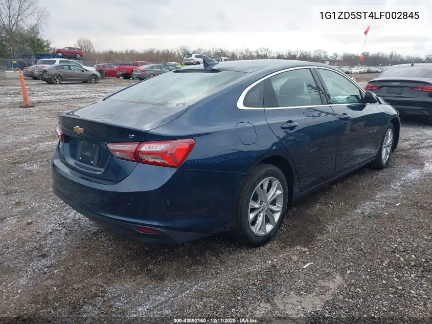 1G1ZD5ST4LF002845 2020 Chevrolet Malibu Fwd Lt