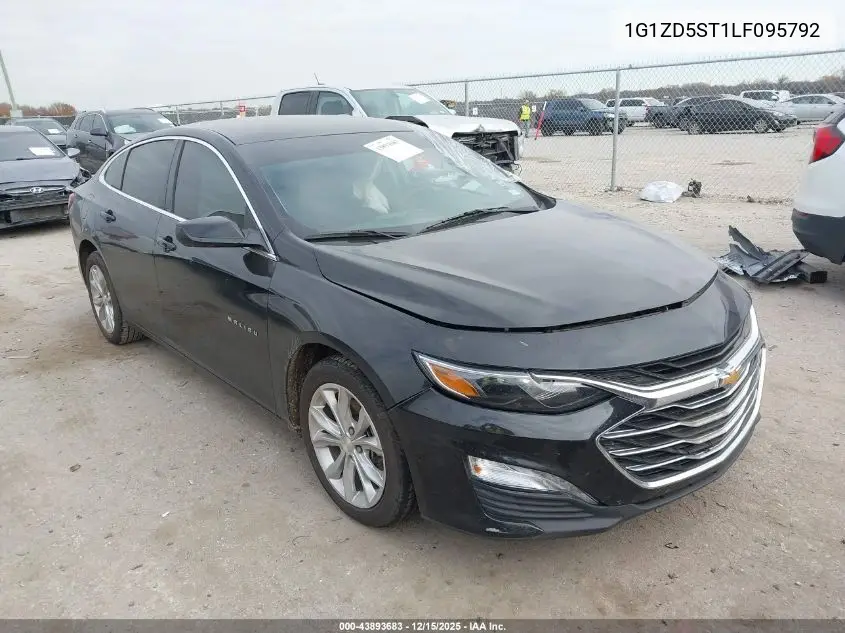 1G1ZD5ST1LF095792 2020 Chevrolet Malibu Fwd Lt