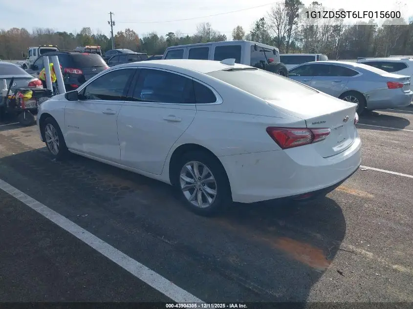 1G1ZD5ST6LF015600 2020 Chevrolet Malibu Fwd Lt