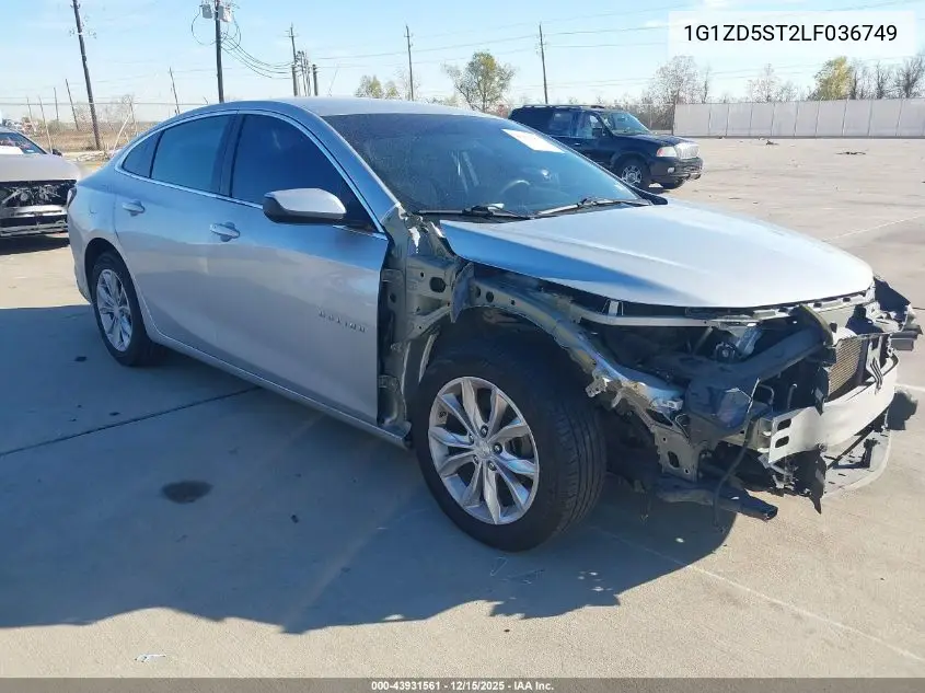1G1ZD5ST2LF036749 2020 Chevrolet Malibu Fwd Lt