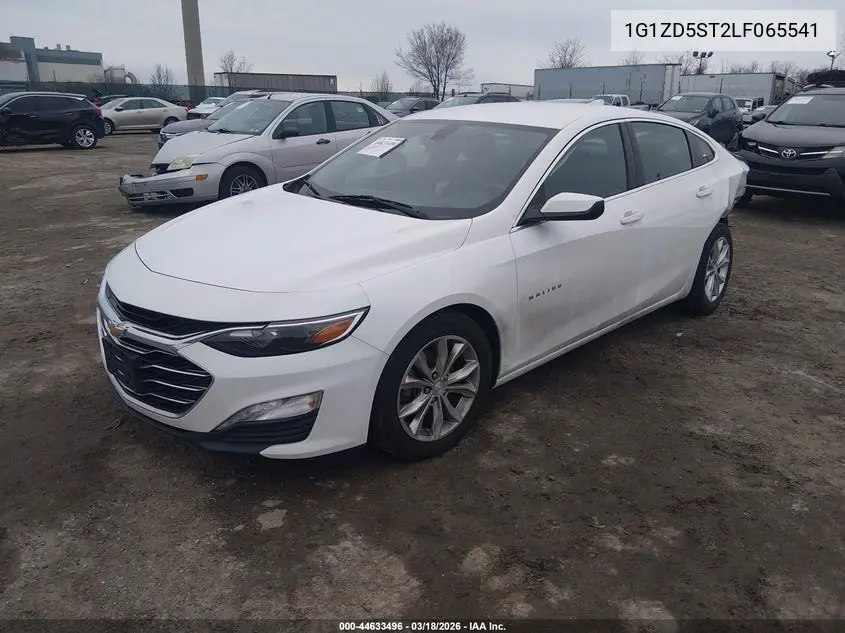 1G1ZD5ST2LF065541 2020 Chevrolet Malibu Fwd Lt