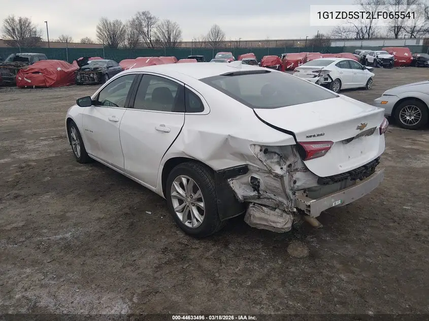 1G1ZD5ST2LF065541 2020 Chevrolet Malibu Fwd Lt