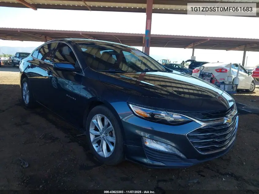 1G1ZD5ST0MF061683 2021 Chevrolet Malibu Fwd Lt
