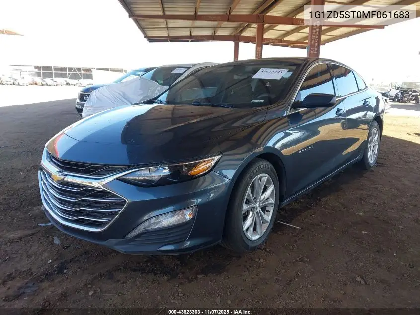 1G1ZD5ST0MF061683 2021 Chevrolet Malibu Fwd Lt