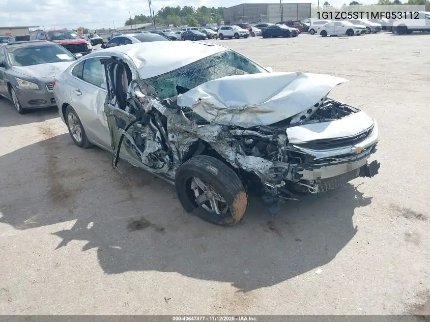 1G1ZC5ST1MF053112 2021 Chevrolet Malibu Fwd 1Fl