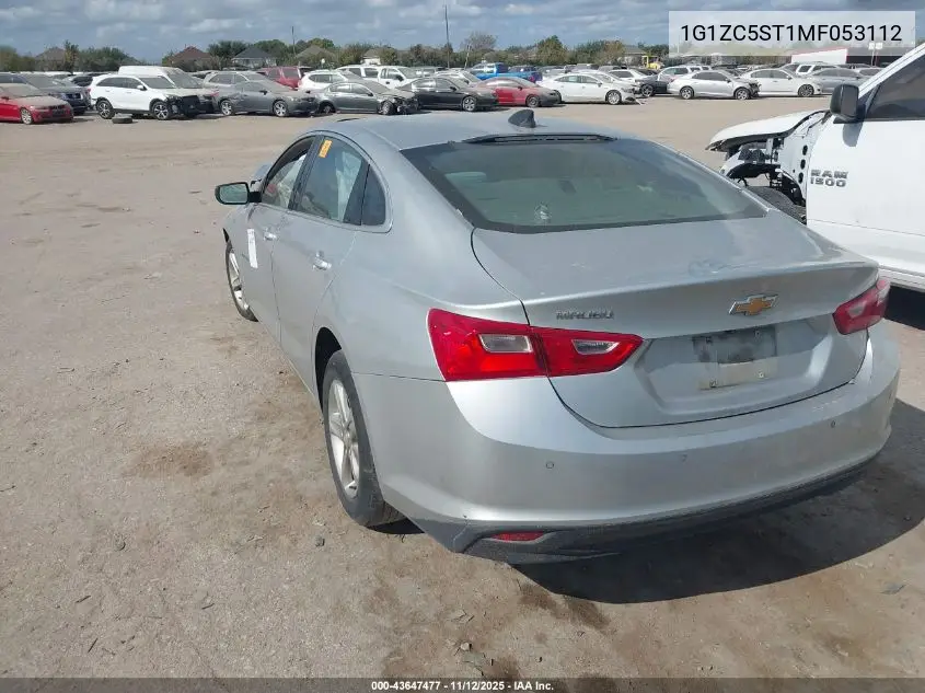 1G1ZC5ST1MF053112 2021 Chevrolet Malibu Fwd 1Fl