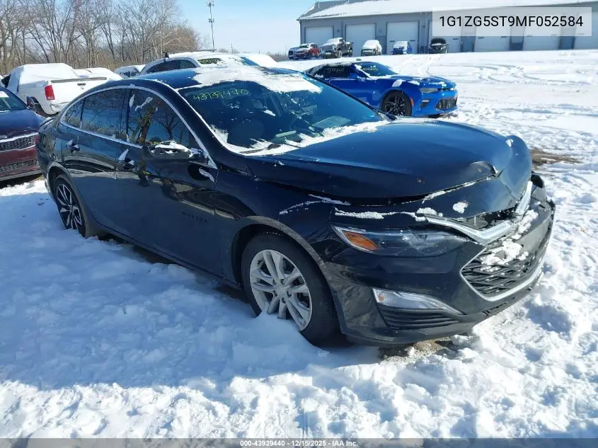 1G1ZG5ST9MF052584 2021 Chevrolet Malibu Fwd Rs