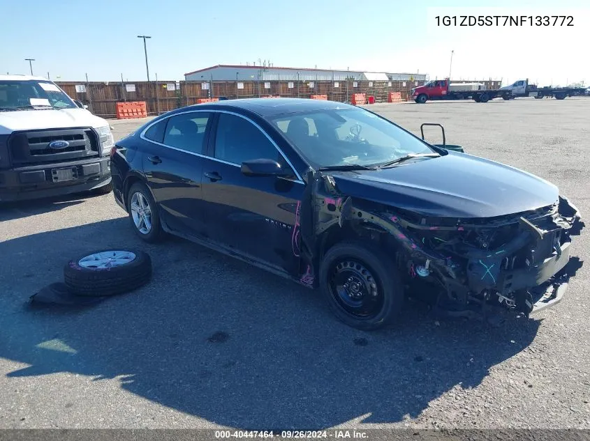 1G1ZD5ST7NF133772 2022 Chevrolet Malibu Fwd Lt