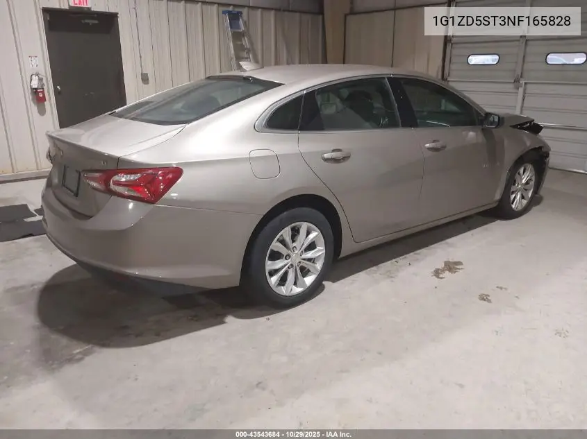 1G1ZD5ST3NF165828 2022 Chevrolet Malibu Lt