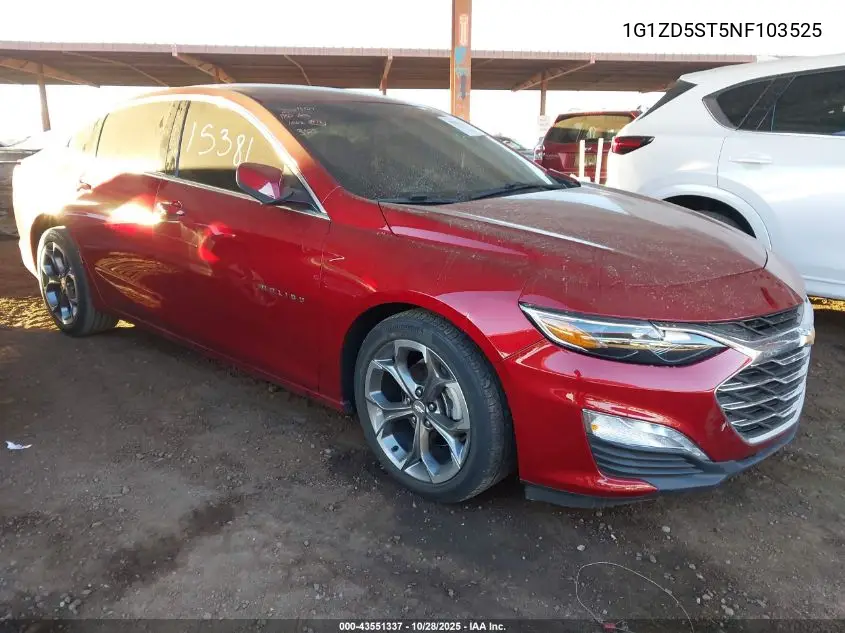 1G1ZD5ST5NF103525 2022 Chevrolet Malibu Lt