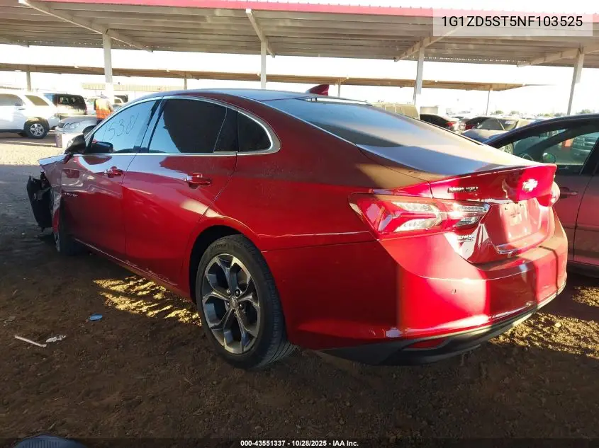 1G1ZD5ST5NF103525 2022 Chevrolet Malibu Lt