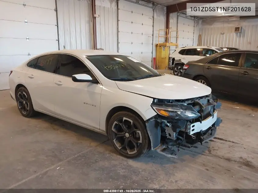 1G1ZD5ST1NF201628 2022 Chevrolet Malibu Lt