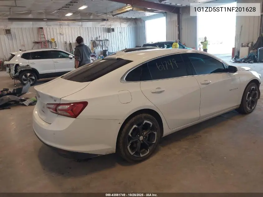 1G1ZD5ST1NF201628 2022 Chevrolet Malibu Lt