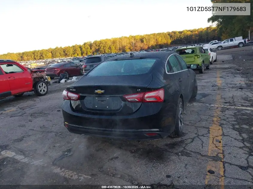 1G1ZD5ST7NF179683 2022 Chevrolet Malibu Lt