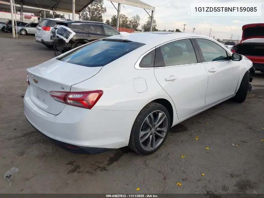 1G1ZD5ST8NF159085 2022 Chevrolet Malibu Fwd Lt