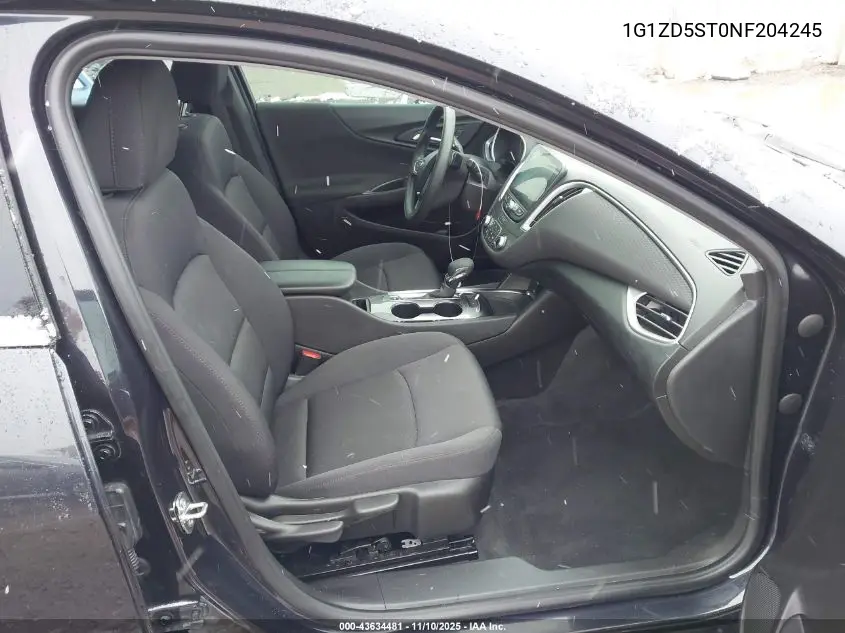 1G1ZD5ST0NF204245 2022 Chevrolet Malibu Fwd Lt