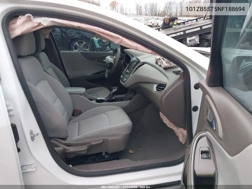 1G1ZB5ST5NF188694 2022 Chevrolet Malibu Fwd Ls