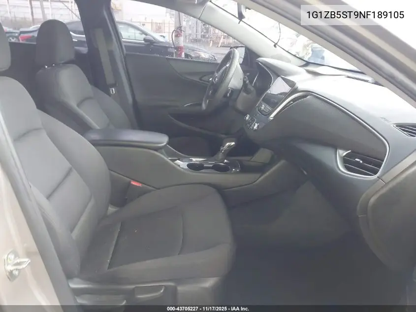 1G1ZB5ST9NF189105 2022 Chevrolet Malibu Fwd Ls