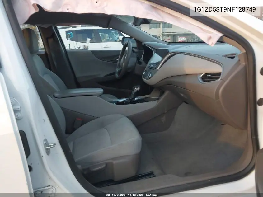 1G1ZD5ST9NF128749 2022 Chevrolet Malibu Fwd Lt