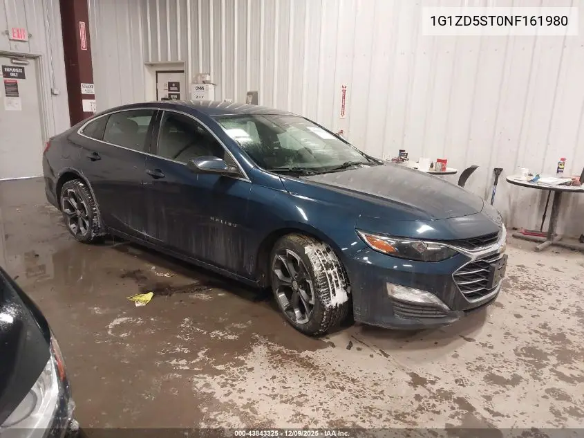 1G1ZD5ST0NF161980 2022 Chevrolet Malibu Fwd Lt