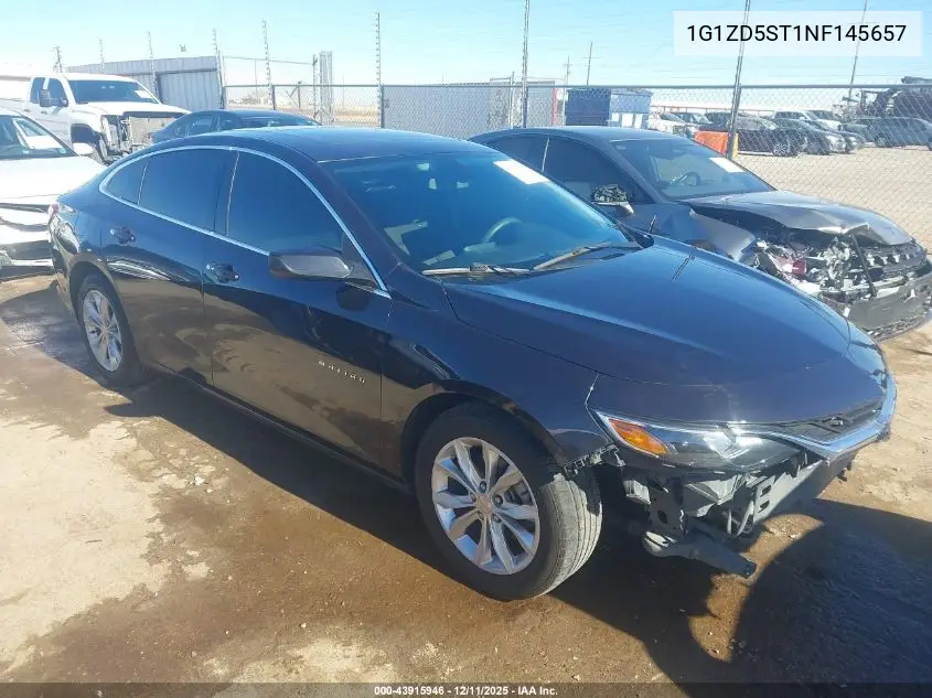 1G1ZD5ST1NF145657 2022 Chevrolet Malibu Fwd Lt