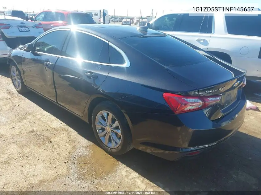 1G1ZD5ST1NF145657 2022 Chevrolet Malibu Fwd Lt