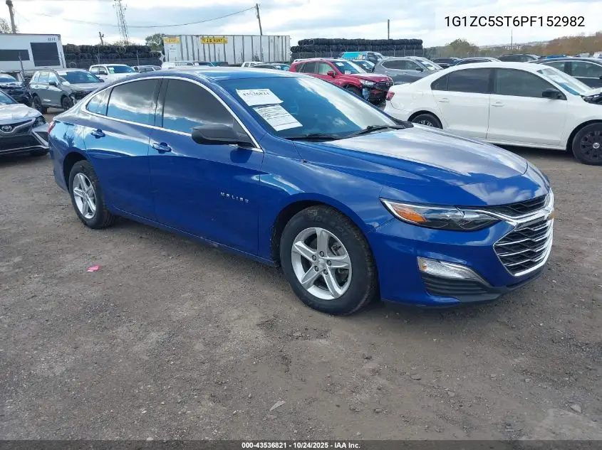 1G1ZC5ST6PF152982 2023 Chevrolet Malibu Fwd 1Fl