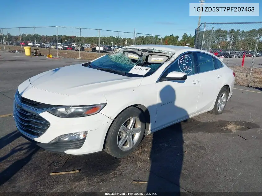 1G1ZD5ST7PF207453 2023 Chevrolet Malibu Fwd 1Lt