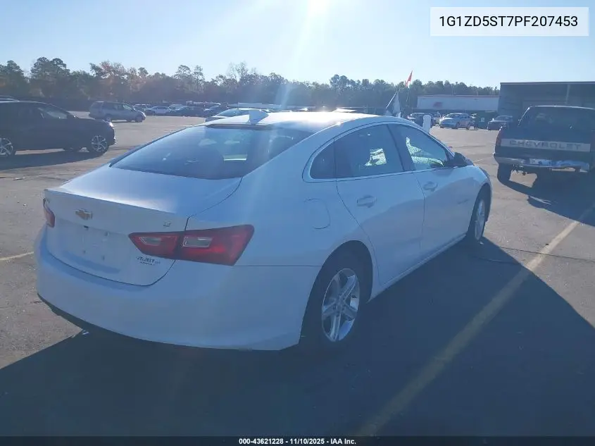 1G1ZD5ST7PF207453 2023 Chevrolet Malibu Fwd 1Lt