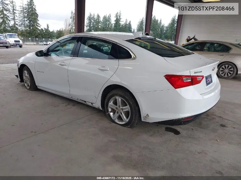 1G1ZD5STXPF208466 2023 Chevrolet Malibu Fwd 1Lt