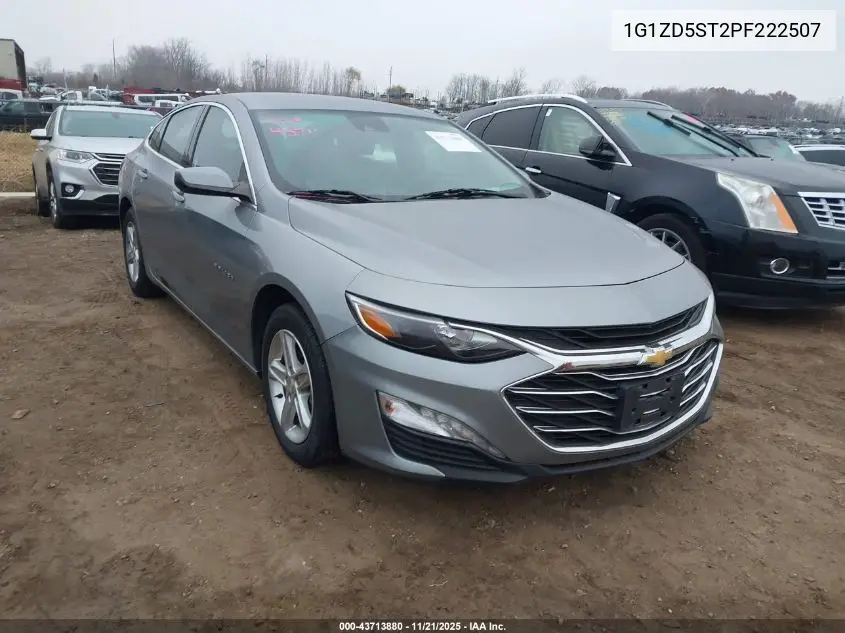 1G1ZD5ST2PF222507 2023 Chevrolet Malibu Fwd 1Lt
