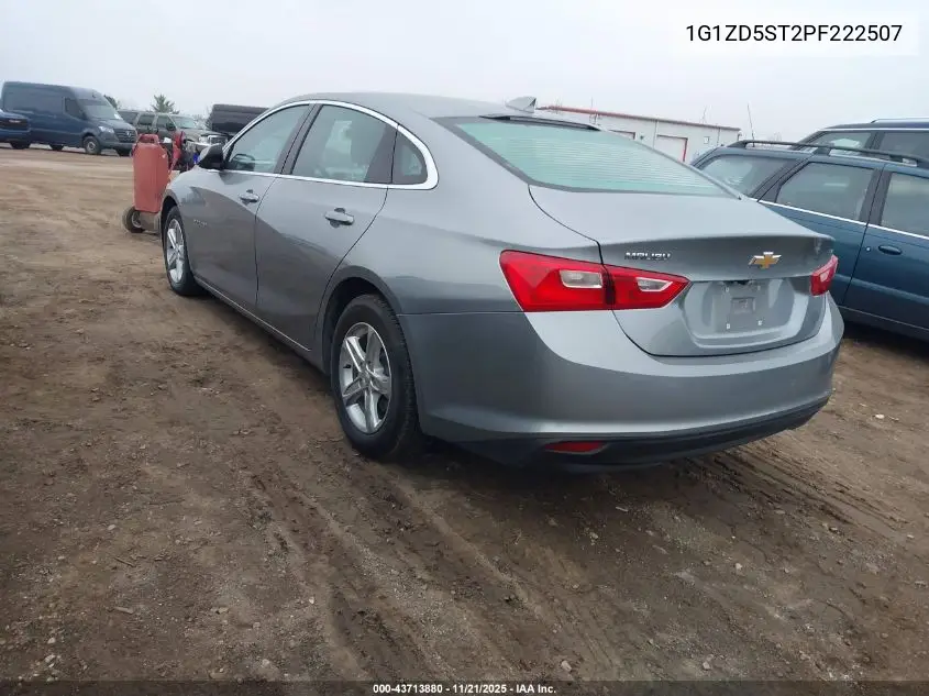 1G1ZD5ST2PF222507 2023 Chevrolet Malibu Fwd 1Lt