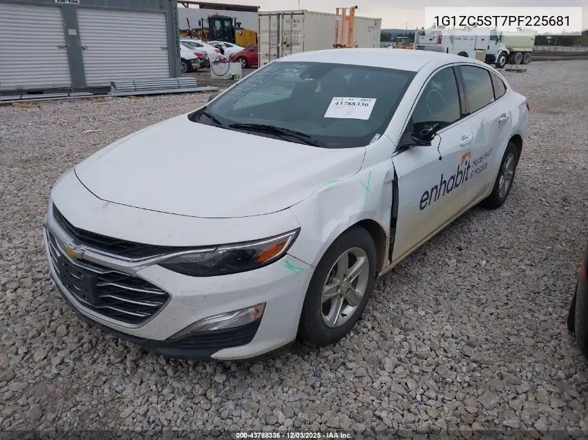 1G1ZC5ST7PF225681 2023 Chevrolet Malibu Fwd 1Fl