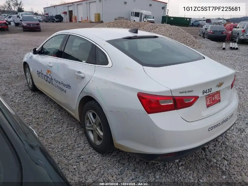 1G1ZC5ST7PF225681 2023 Chevrolet Malibu Fwd 1Fl