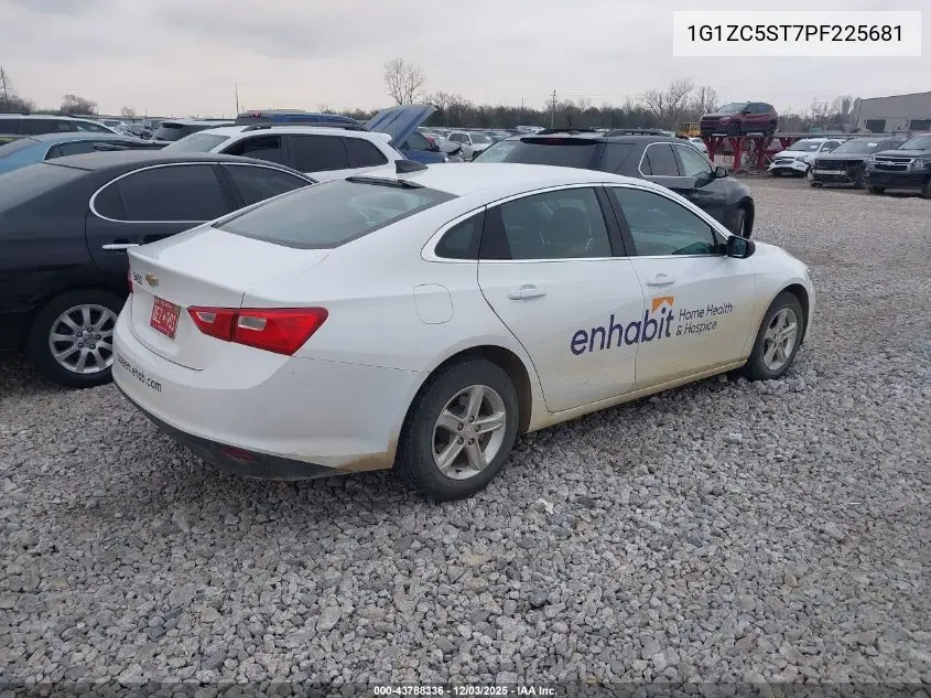 1G1ZC5ST7PF225681 2023 Chevrolet Malibu Fwd 1Fl