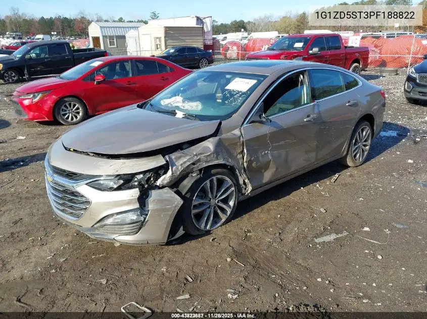 1G1ZD5ST3PF188822 2023 Chevrolet Malibu Fwd 1Lt
