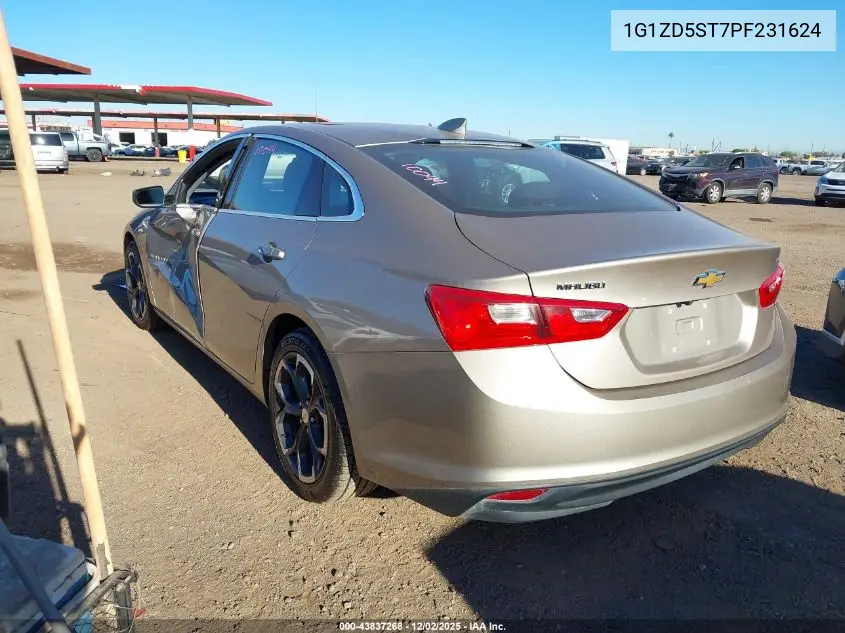 1G1ZD5ST7PF231624 2023 Chevrolet Malibu Fwd 1Lt