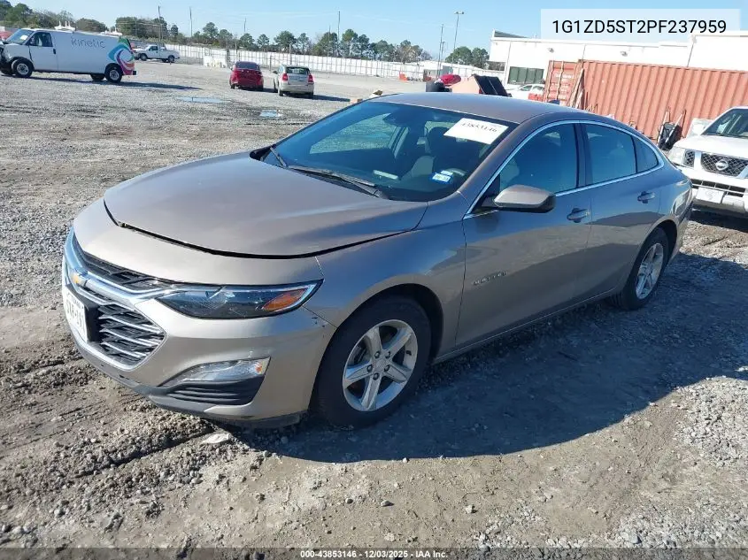 1G1ZD5ST2PF237959 2023 Chevrolet Malibu Fwd 1Lt