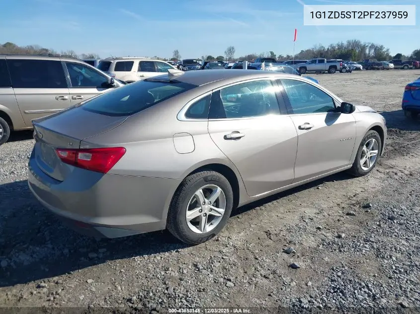 1G1ZD5ST2PF237959 2023 Chevrolet Malibu Fwd 1Lt