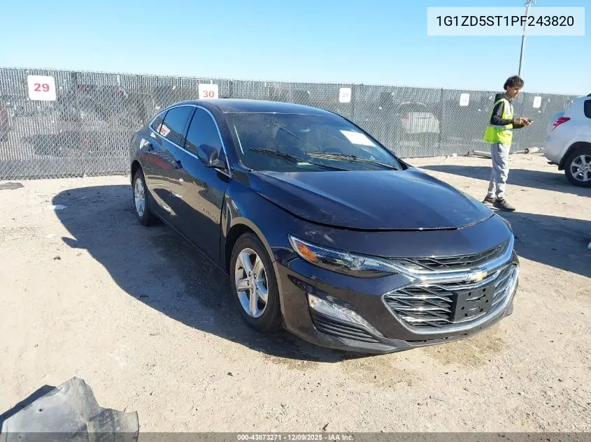 1G1ZD5ST1PF243820 2023 Chevrolet Malibu Fwd 1Lt