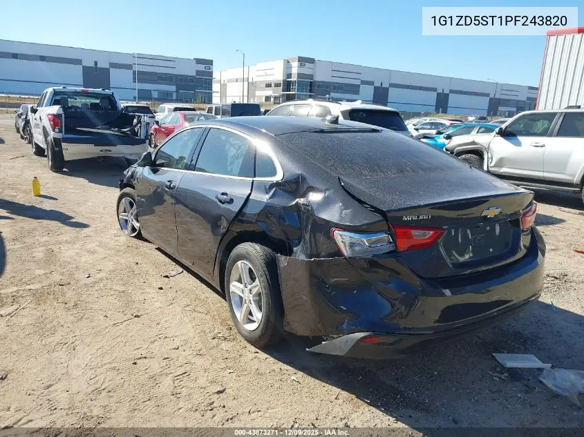 1G1ZD5ST1PF243820 2023 Chevrolet Malibu Fwd 1Lt